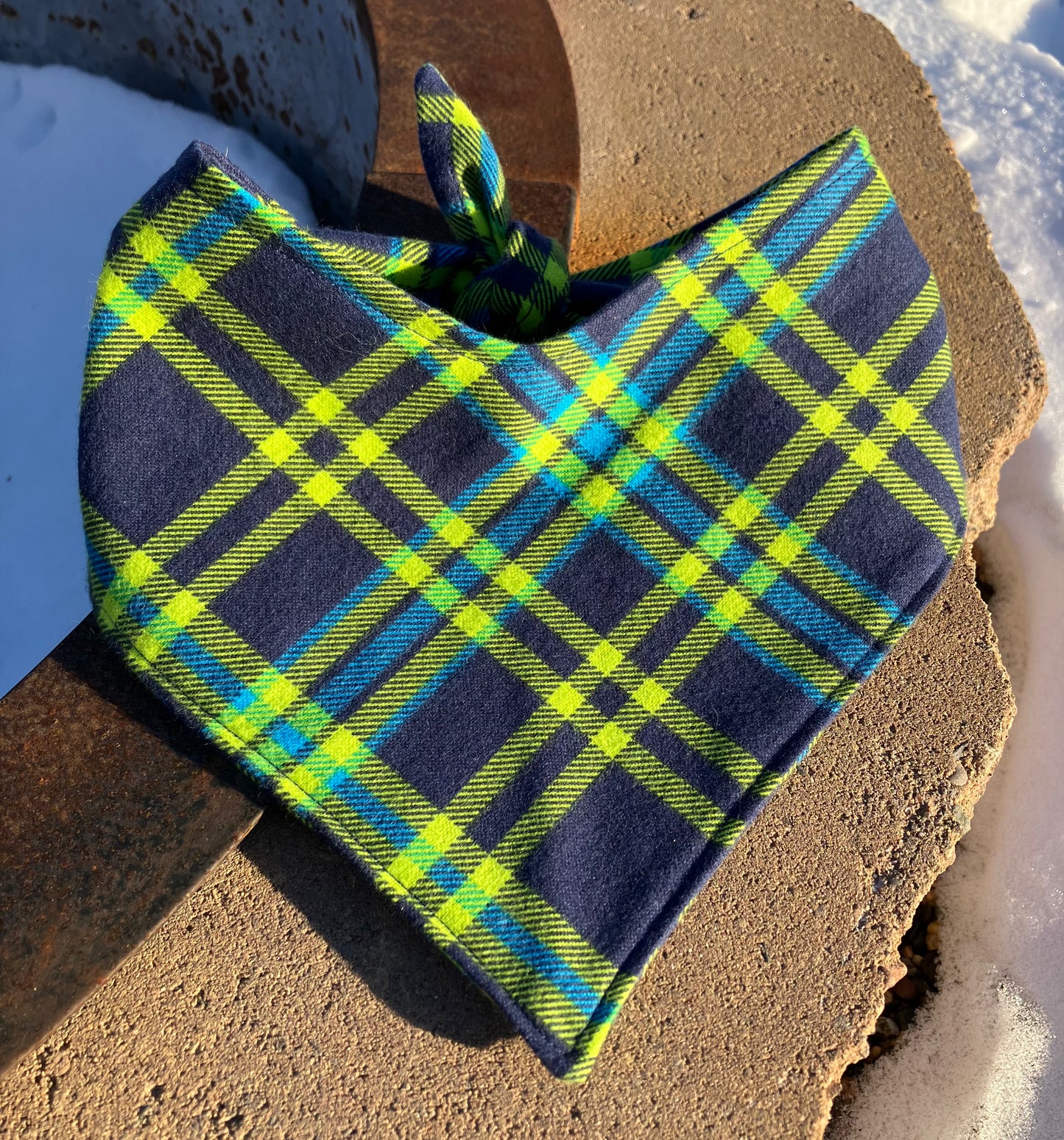 Neon Flannel Bandana