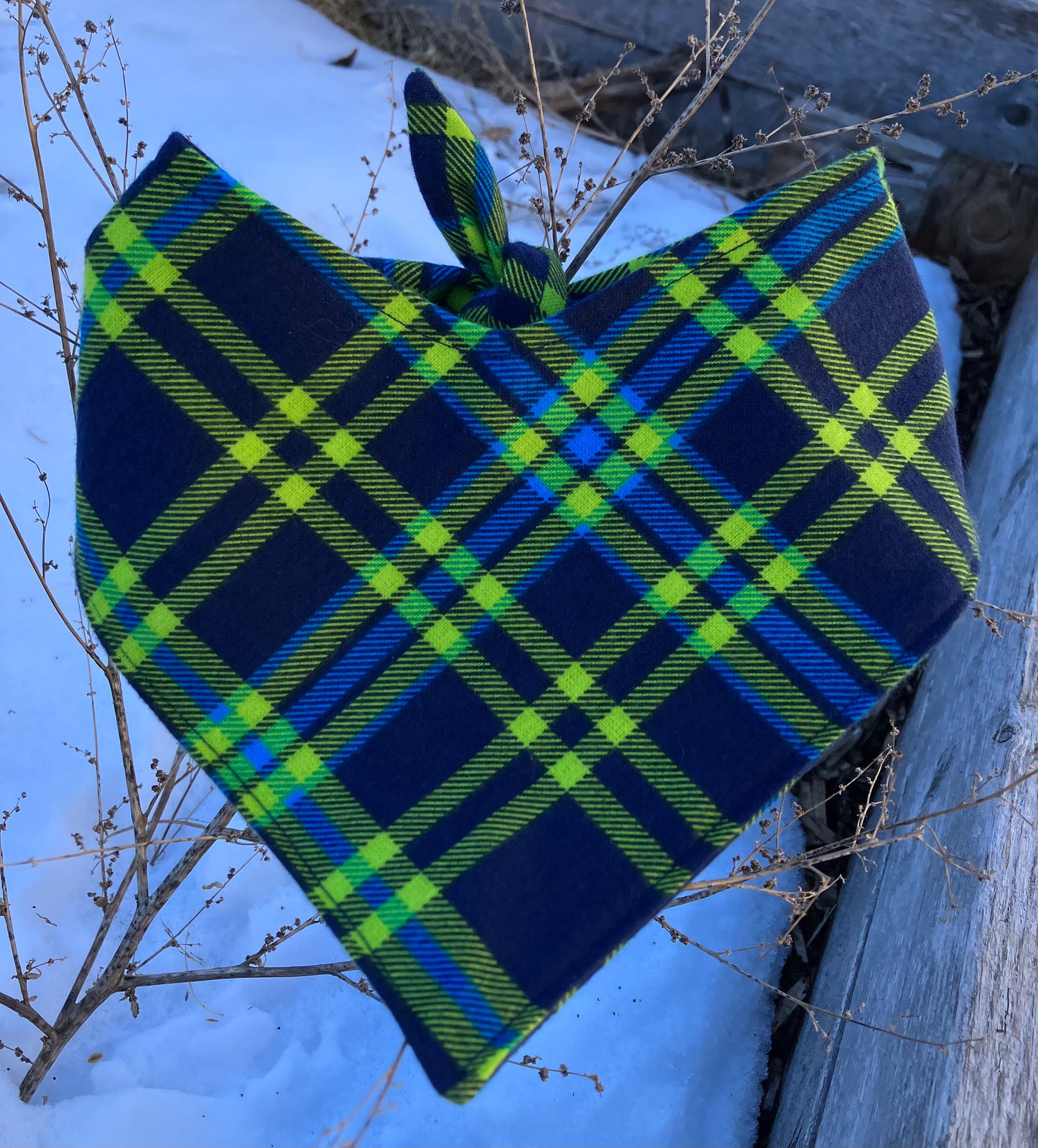 Neon Flannel Bandana