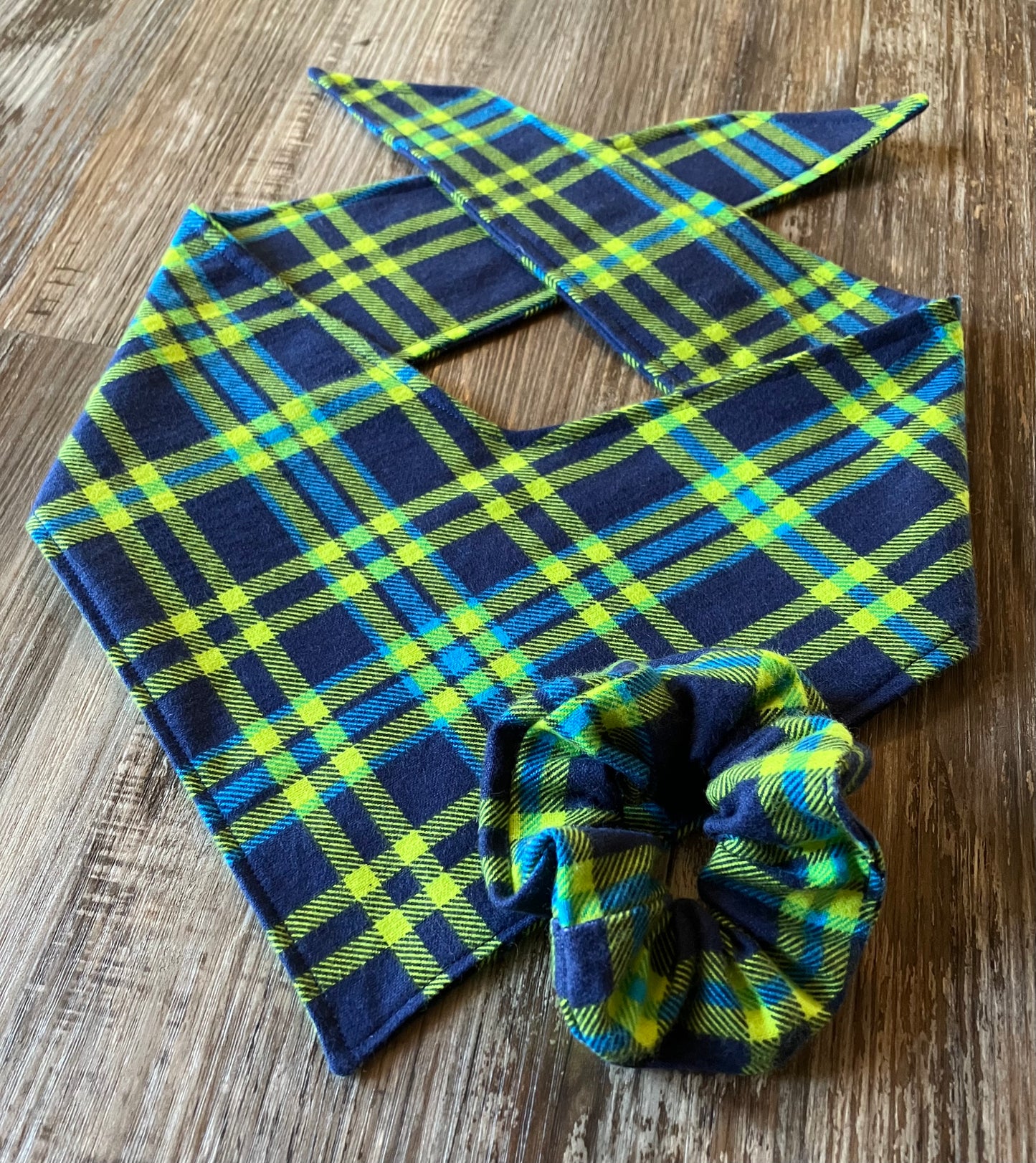 Neon Flannel Bandana
