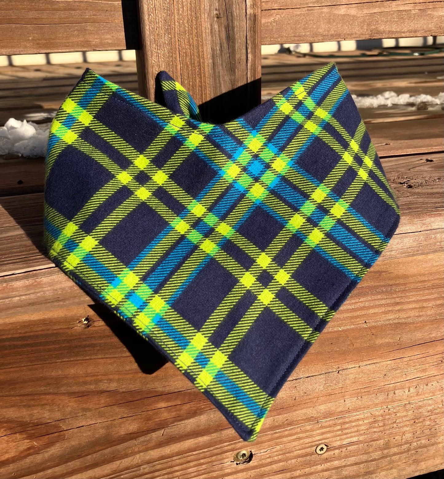 Neon Flannel Bandana