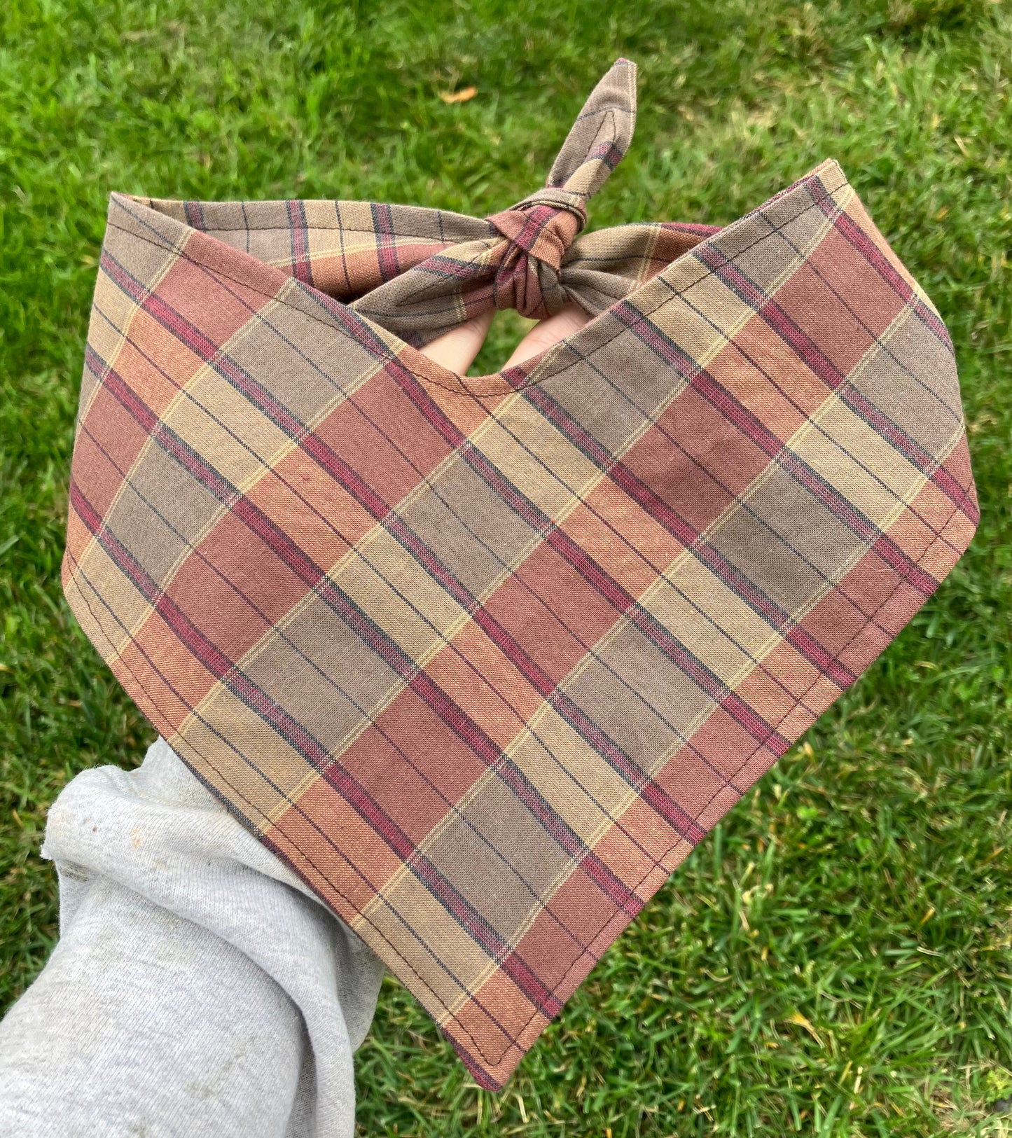 Chestnut Flannel Bandana