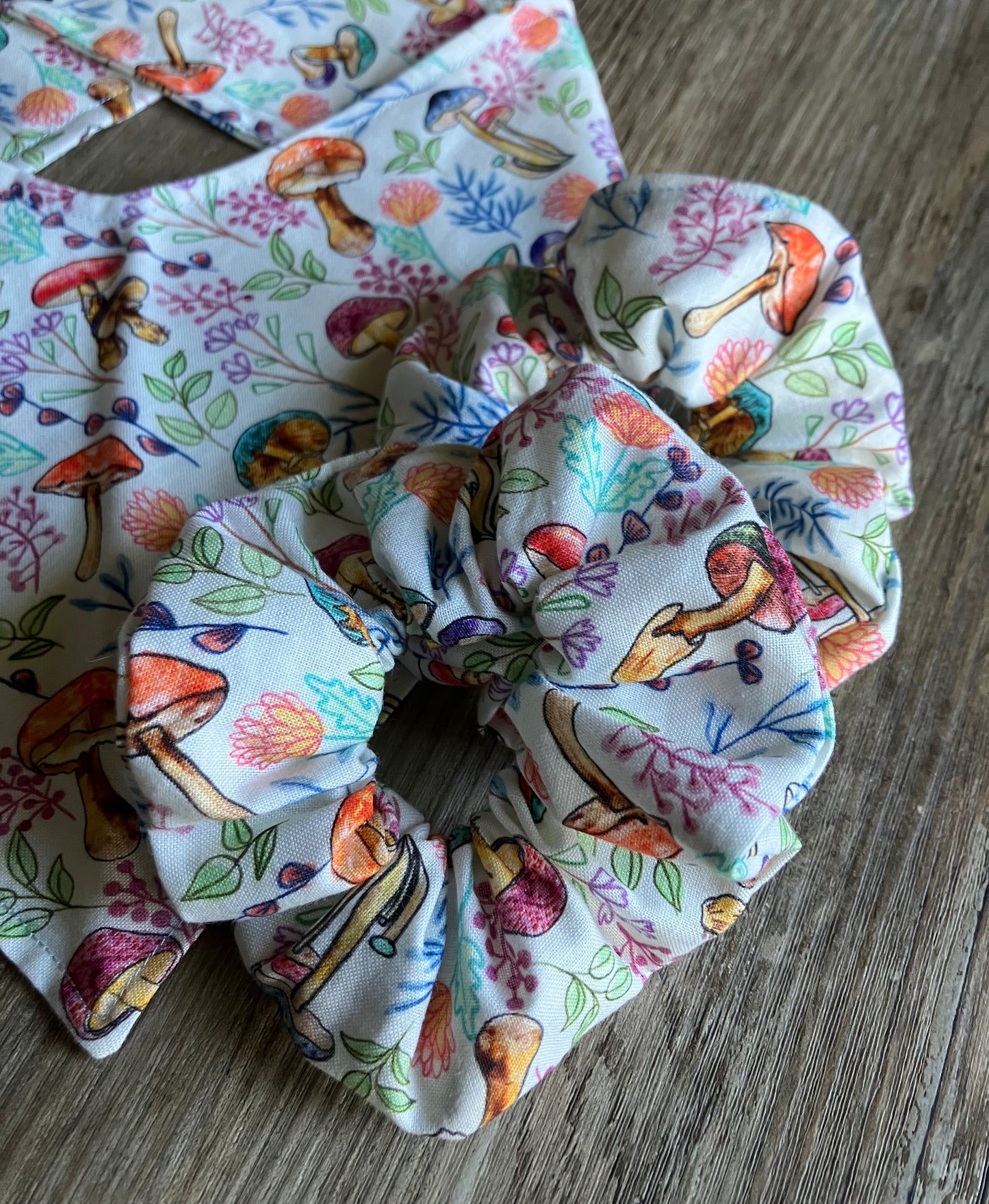 Mushroom Scrunchie