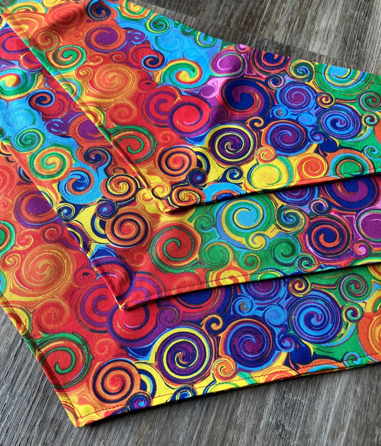 Rainbow Swirls Bandana