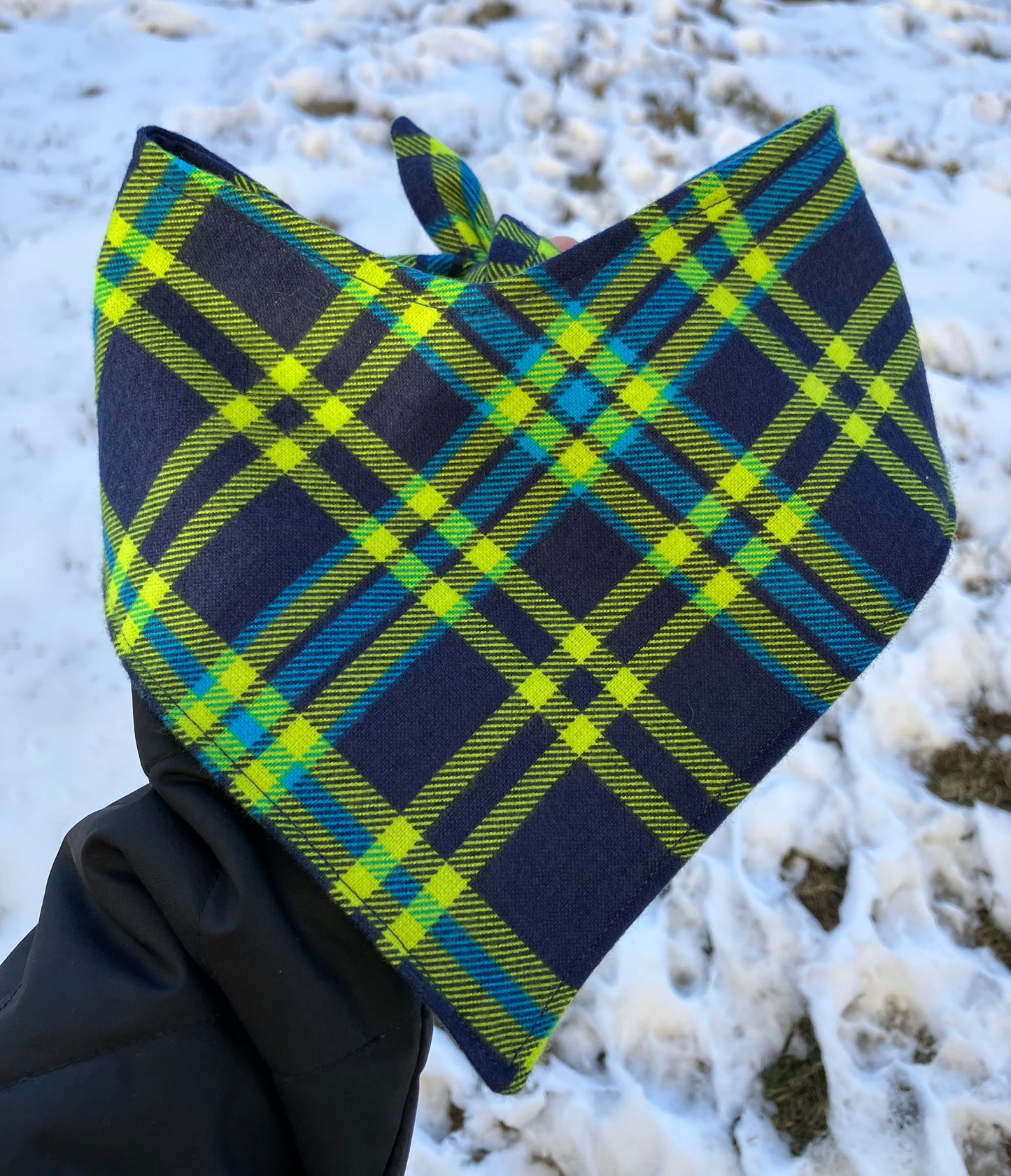 Neon Flannel Bandana