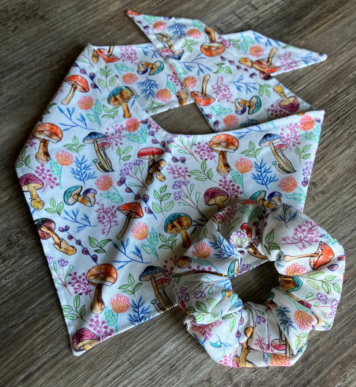 Mushroom Scrunchie
