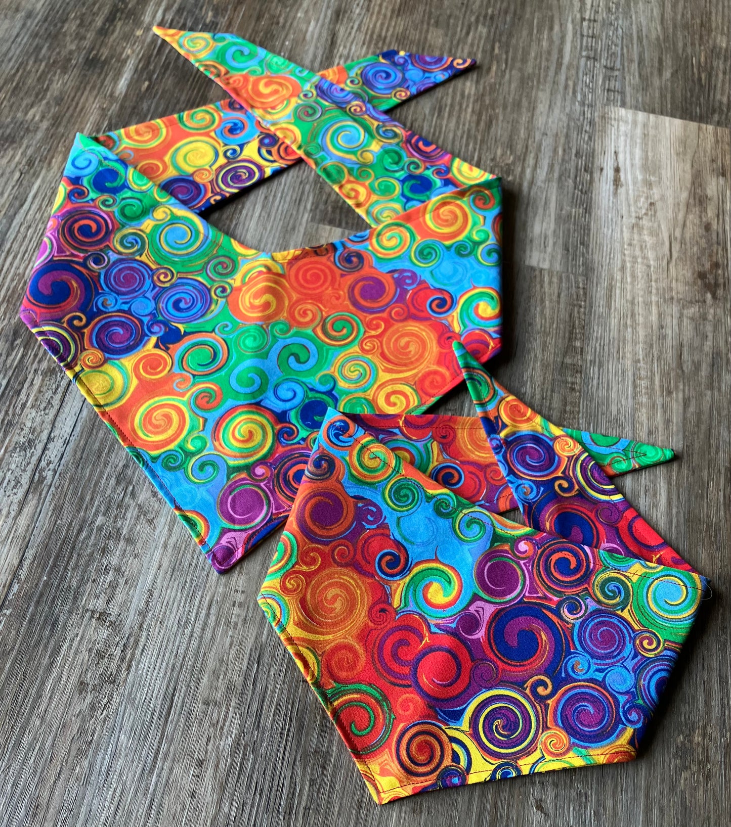 Rainbow Swirls Bandana