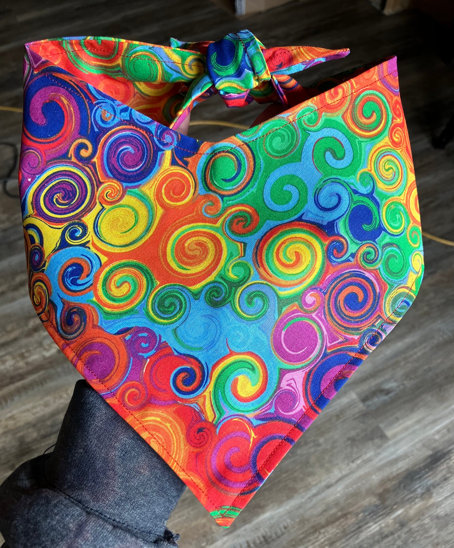 Rainbow Swirls Bandana