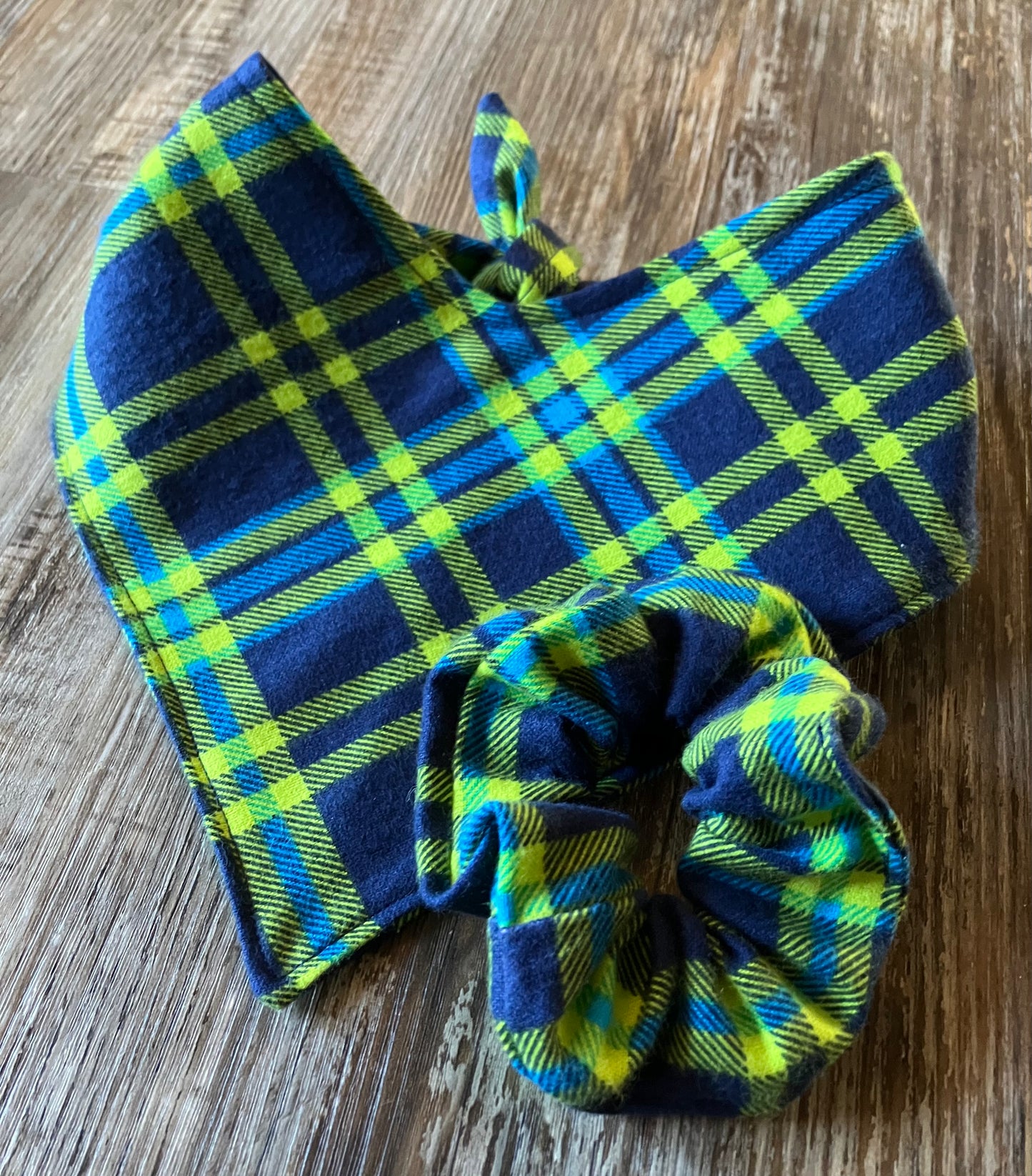 Neon Flannel Bandana