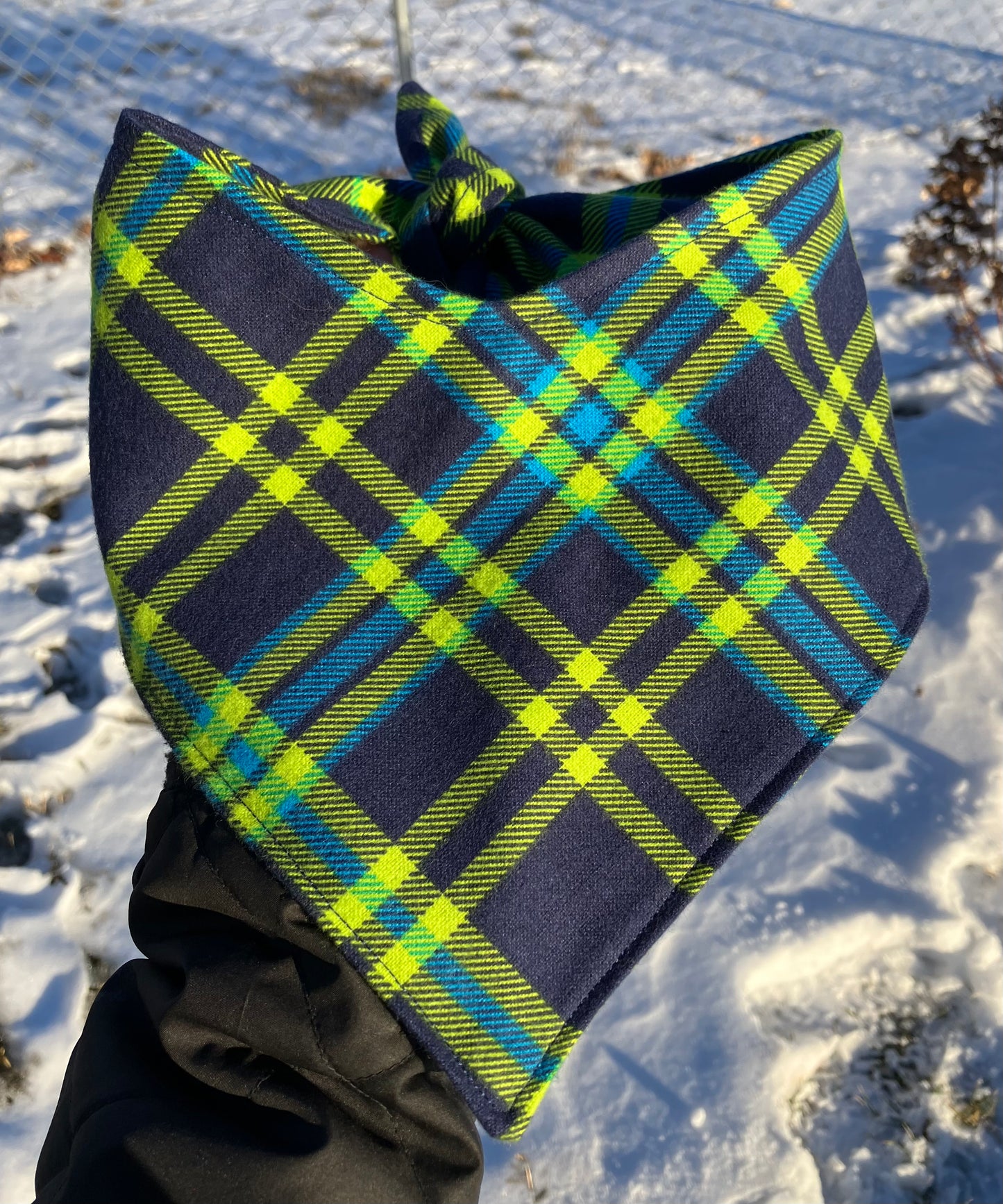 Neon Flannel Bandana