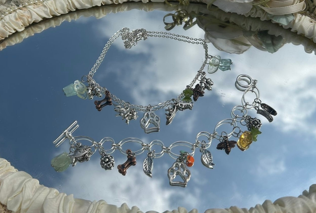 Charm Necklace & Bracelet Bundle