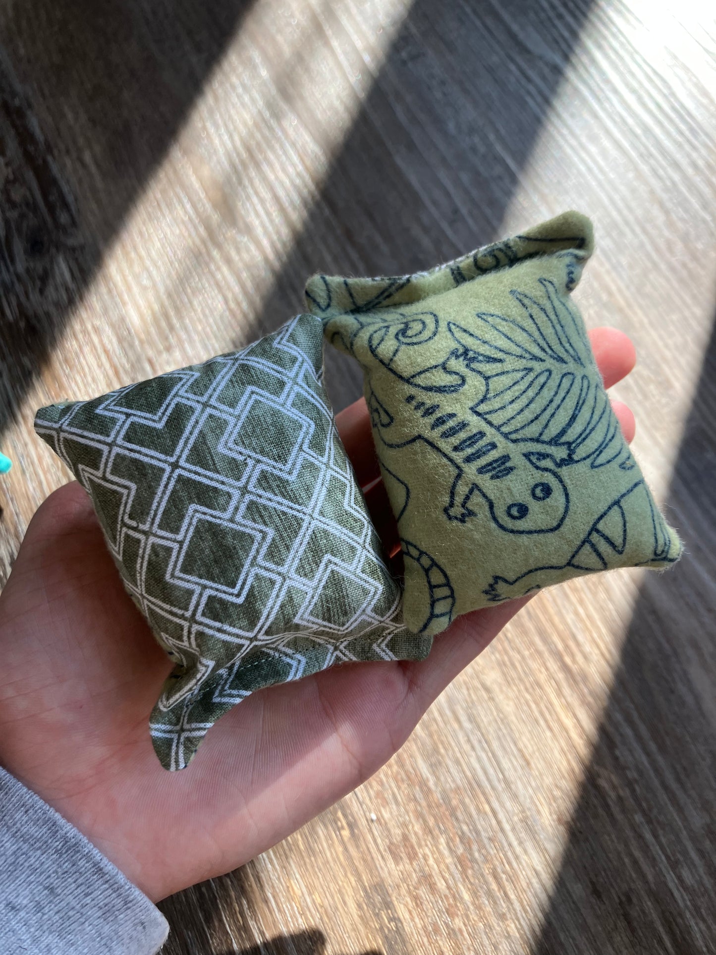 Green Catnip Toy (2 Pack)